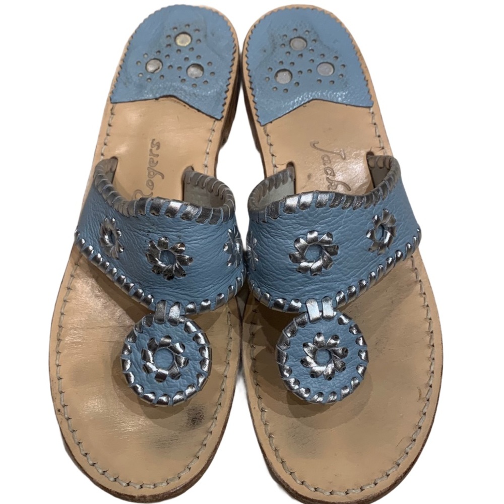 Jack Rogers Hamptons Classic Flat Sandals Sz 7